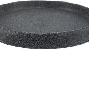 15" Terrazzo Plant Saucer - Black Granite