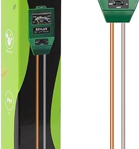 3-in-1 Soil Moisture Meter & PH Tester