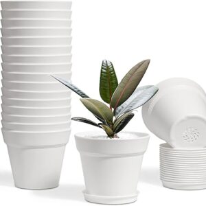 4 Inch Plant Pots 18-Pack Set