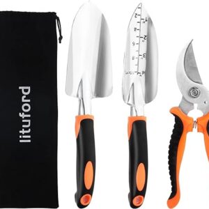 4Pcs Garden Tools Set with Non-Slip Grip