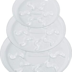 Assorted Sizes Plastic Plant Saucer Trays