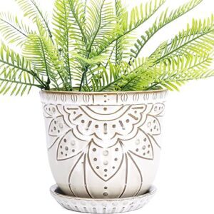 Bohemian Style Ceramic Round Flower Pot