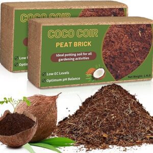 Compressed Coconut Coir Bricks for Plants