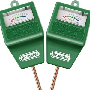 Dr.meter Soil Moisture Meter 2-Pack