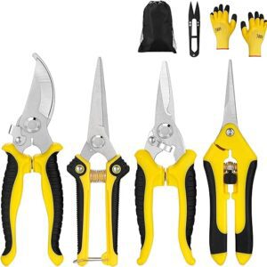 Garden Pruning Shears Set with Gloves