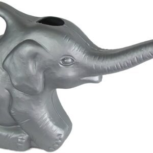 Gray Elephant Watering Can, 2 Quarts