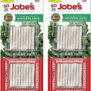 Jobe's Indoor Plant Fertilizer Spikes, 50-pack