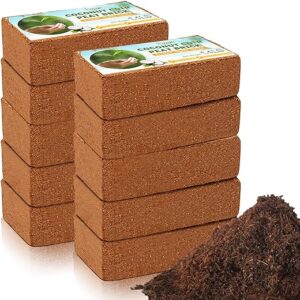 Organic Coco Coir Bricks - Plant Soil Enhancer